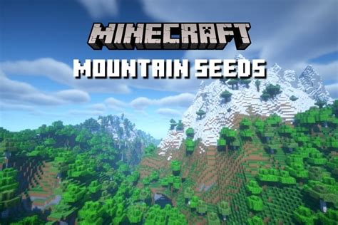 cool minecraft mountain seeds|TOP 20 BEST MOUNTAIN SEEDS For MINECRAFT 1.21! (Java .